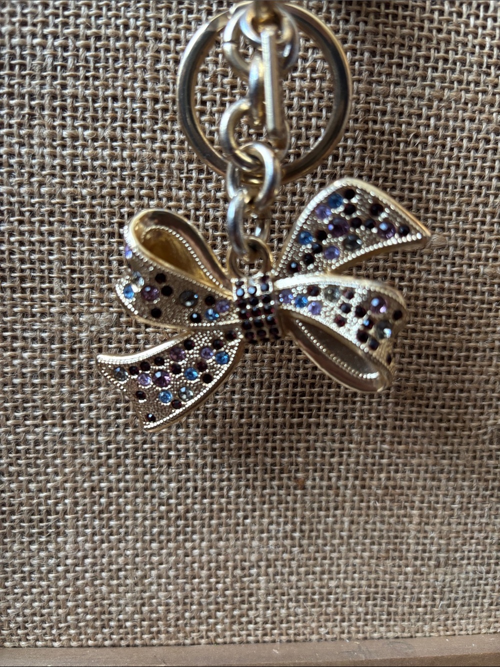 Coach Multi Stone Bow Keychain/Bag Charm—
Style F-74105 - Picture 6 of 12